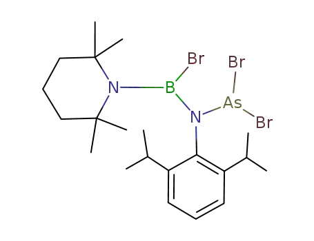 ((bromo(2,2,6,6-tetramethylpiperidino)boryl)(2,6-diisopropylphenyl)amino)arsenic dibromide