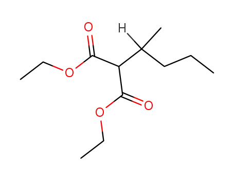 Molecular Structure of 117-47-5 (DIETHYL (1-METHYLBUTYL)MALONATE)