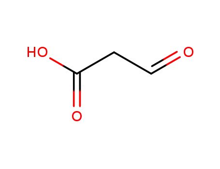 Molecular Structure of 926-61-4 (3-oxopropanoic acid)