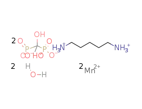 [NH3(CH2)5NH3][Mn2(hedpH)2]*2H2O