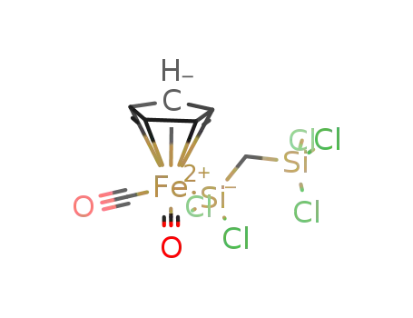 [dicarbonyl(η5-cyclopentadienyl)ferrio]dichlorosilyl-(trichlorosilyl)methane