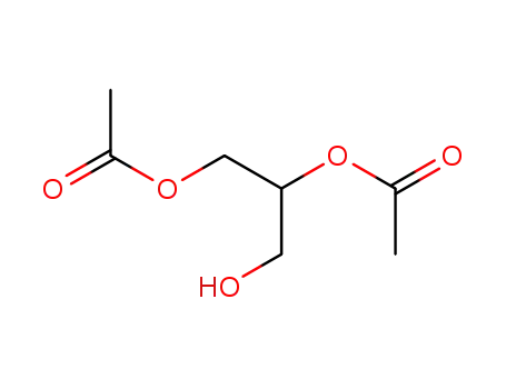 Molecular Structure of 102-62-5 ((2-acetyloxy-3-hydroxy-propyl) acetate)