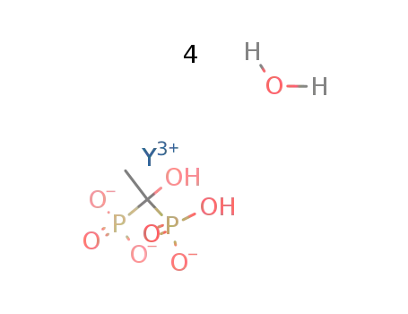 [Y(etidronic acid(-3H))(H2O)]*3H2O