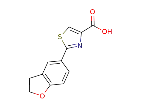 2-(2,3-dihydro-1-benzofuran-5-yl)-1,3-thiazole-4-carboxylic acid