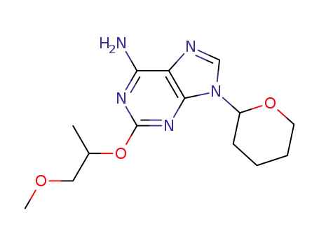 2-([1-methyl-2-(methoxy)ethyl]oxy)-9-(tetrahydro-2H-pyran-2-yl)-9H-purin-6-amine