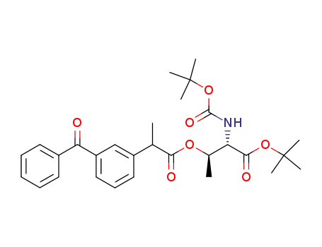 3-[2(R,S)-(3-benzoyl-phenyl)-propionyloxy]-2(S)-tert-butoxycarbonylamino-butyric acid tert-butyl ester