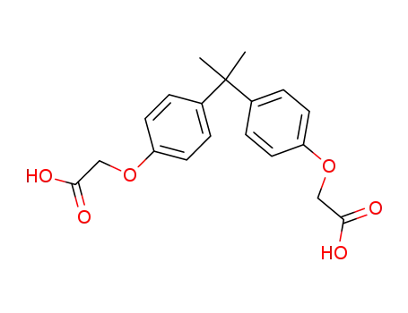 Molecular Structure of 3539-42-2 (4,4'-ISOPROPYLIDENEDIPHENOXYACETIC ACID)