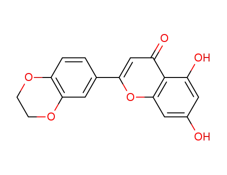 2-(2,3-dihydrobenzo[b][1,4]dioxin-6-yl)-5,7-dihydroxy-4H-chromen-4-one