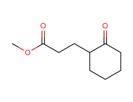 Molecular Structure of 10407-33-7 (methyl 3-(2-oxocyclohexyl)propanoate)