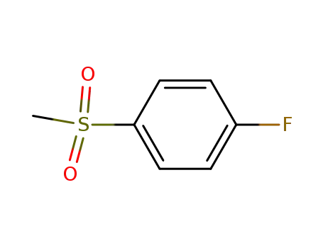 Molecular Structure of 455-15-2 (4-FLUOROPHENYL METHYL SULFONE)