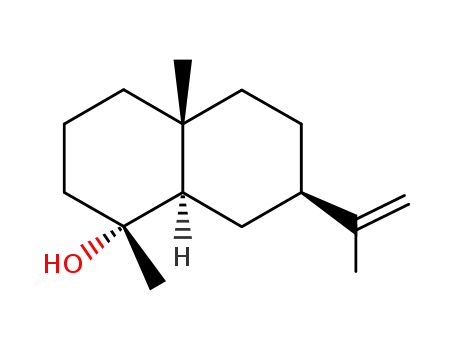 Molecular Structure of 16641-47-7 ((±)-11-Selinen-4α-ol)