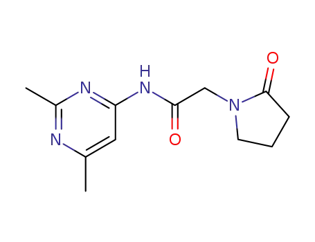 N-(2,6-dimethylpyrimidin-4-yl)-2-(2-oxopyrrolidin-1-yl)acetamide