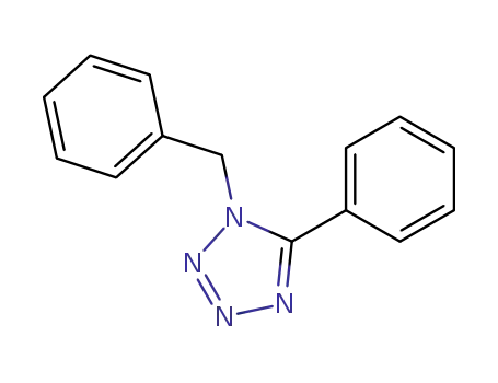 Molecular Structure of 28386-90-5 (1-benzyl-5-phenyl-1H-tetrazole)