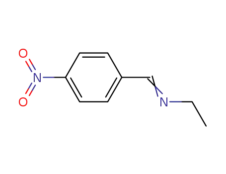 Molecular Structure of 25105-58-2 (Ethanamine, N-[(4-nitrophenyl)methylene]-)