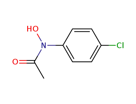 Molecular Structure of 1503-91-9 (N-hydroxy-4-chloroacetanilide)