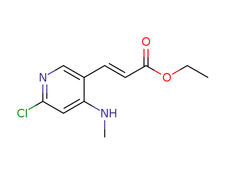 (E)-ethyl-3-(6-chloro-4-(methylamino)pyridin-3-yl)acrylate