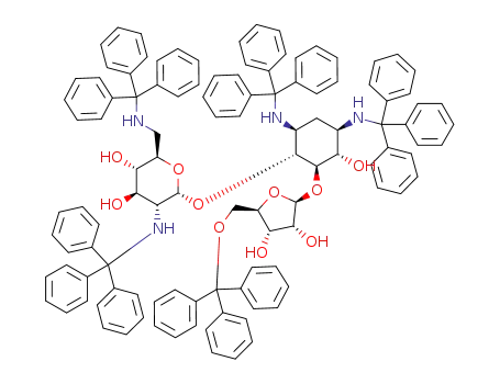 1,3,2',6'-tetra-N-trityl-5''-mono-O-trityl-ribostamycin