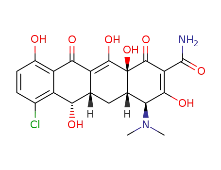Molecular Structure of 127-33-3 (demeclocycline)