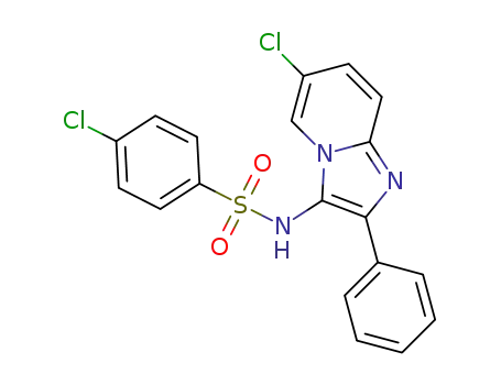 N-(6-chloro-2-phenylimidazo[1,2-a]pyridine-3-yl)-4-chlorobenzenesulfonamide