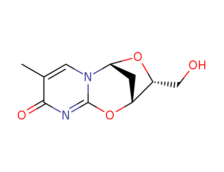 2,5-Methano-5H,9H-pyrimido[2,1-b][1,5,3]dioxazepin-9-one,2,3-dihydro-3-(hydroxymethyl)-8-methyl-, (2R,3R,5R)-(15981-92-7)
