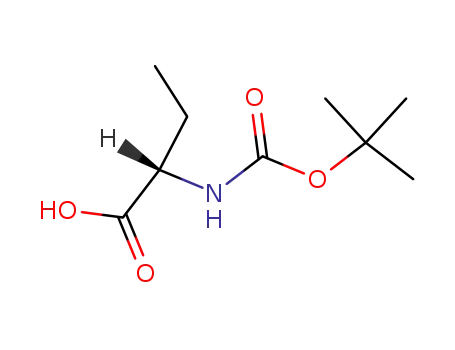 Molecular Structure of 34306-42-8 (BOC-ABU-OH)