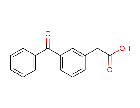 Molecular Structure of 22071-22-3 (3-BENZOYLPHENYLACETIC ACID)