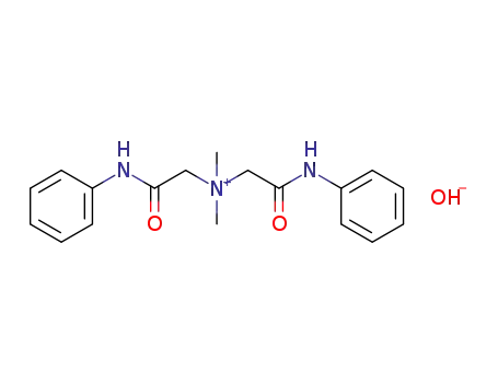 N,N-bis-(phenylcarbamoylmethyl)dimethylammonium hydroxide