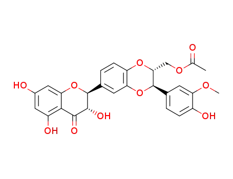 (2S,3S,10R,11S)-23-O-acetylsilybin