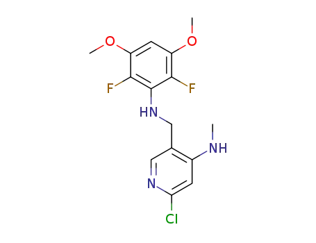 2-chloro-5-{[(2,6-difluoro-3,5-dimethoxyphenyl)amino]methyl}-N-methylpyridin-4-amine