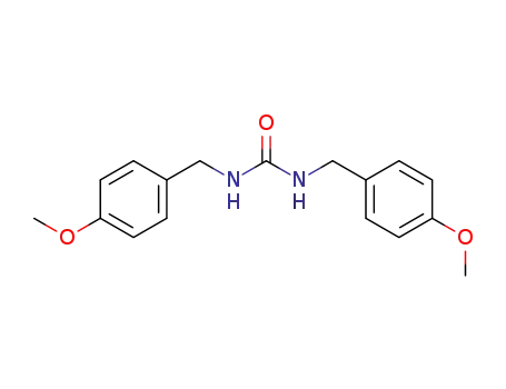 Molecular Structure of 93731-94-3 (1,3-bis(4-methoxybenzyl)urea)