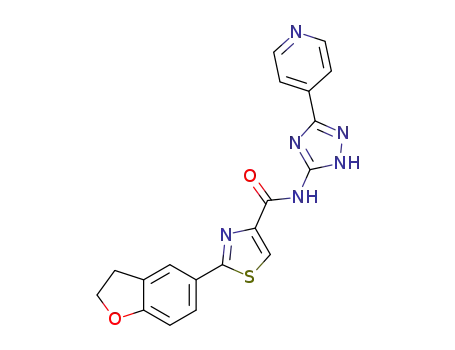 2-(2,3-dihydrobenzofuran-5-yl)-N-(3-(pyridin-4-yl)-1H-1,2,4-triazol-5-yl)thiazole-4-carboxamide