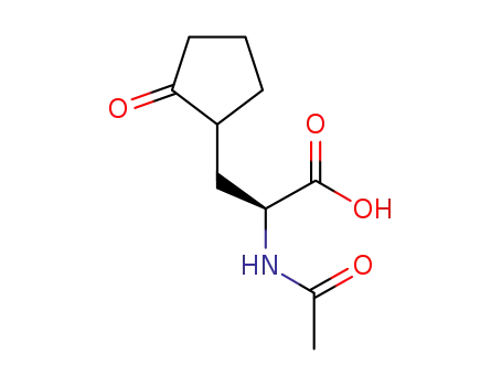 (+)-(2S)-acetylamino-3-(2-oxocyclopentyl)propionic acid