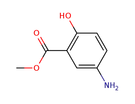 Molecular Structure of 42753-75-3 (METHYL 5-AMINOSALICYLATE)