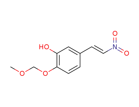 (E)-3-hydroxy-4-(methoxymethoxy)-1-(2-nitrovinyl)benzene