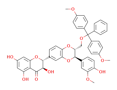 9’’-O-(4,4’-dimethoxytriphenylmethyl)silybin A