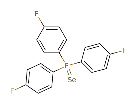Molecular Structure of 54300-47-9 (Tris(4-fluorophenyl)phosphine selenide)