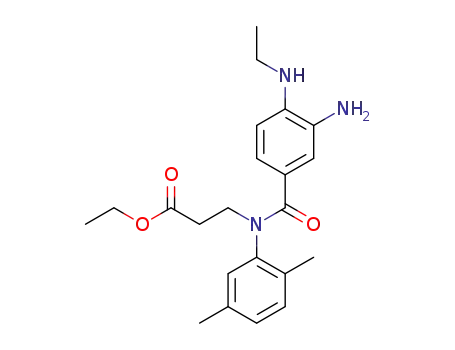 3-[(3-amino-4-ethylaminobenzoyl)(2,5-dimethyl-phenyl)amino]propionic acid ethyl ester