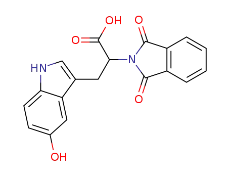 2-(1,3-dioxoisoindolin-2-yl)-3-(5-hydroxy-1H-indol-3-yl)-propanoic acid