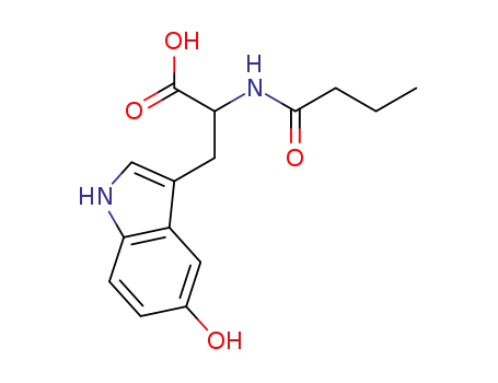 2-butyrylamino-3-(5-hydroxy-1H-indol-3-yl)propionic acid