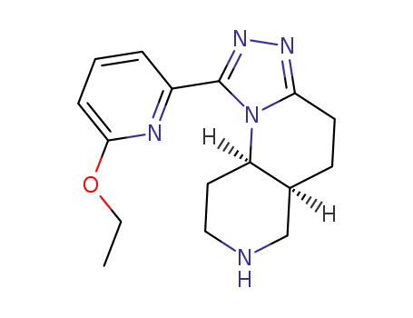 rac-(5aS,9aR)-1-(6-ethoxypyridin-2-yl)-4,5,5a,6,7,8,9,9a-octahydro[1,2,4]triazolo[4,3-a][1,6]naphthyridine