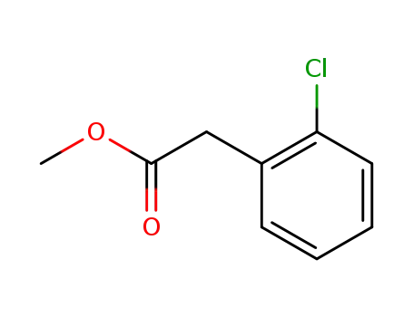 Molecular Structure of 57486-68-7 (Methyl 2-chlorophenylacetate)