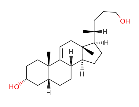 5β-chol-9(11)-en-3α,24-diol