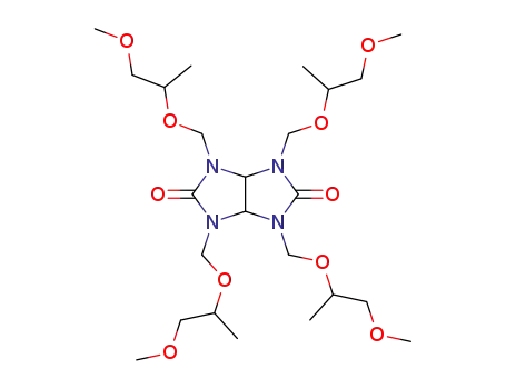 1,3,4,6-tetrakis(1'-methyl-2'-methoxy)ethoxymethylglycoluril