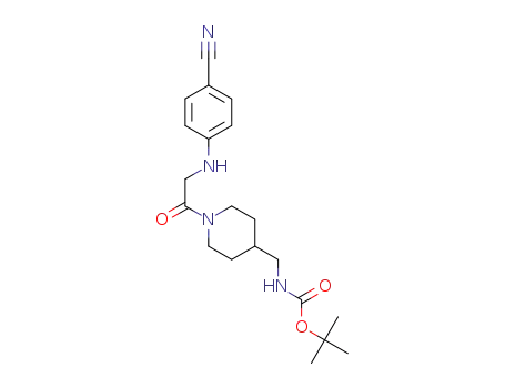 tert-butyl N-[[1-[2-(4-cyanoanilino)acetyl]-4-piperidyl]methyl]carbamate