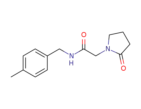 N-(4-methylbenzyl)-2-(2-oxopyrrolidin-1-yl)acetamide