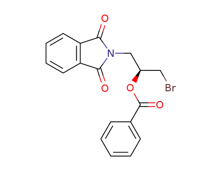 1H-isoindole-1,3(2H)-dione, 2-[2-(benzoyloxy)-3-bromopropyl]