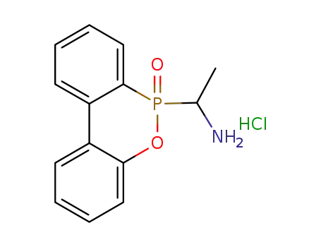 1-(6-oxidodibenzo[c,e][1,2]oxaphosphinin-6-yl)ethan-1-aminium chloride
