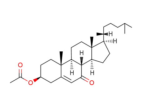 Molecular Structure of 809-51-8 (7-oxocholest-5-en-3-beta-yl acetate)