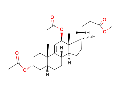 methyl 3α,12β-diacetoxy-9(11)-cholenate