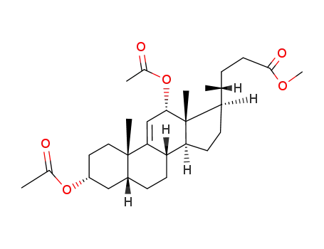 methyl 3α,12α-diacetoxy-9(11)-cholenate